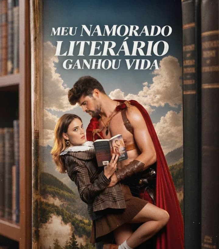 Capa de Meu Namorado Literário Ganhou Vida