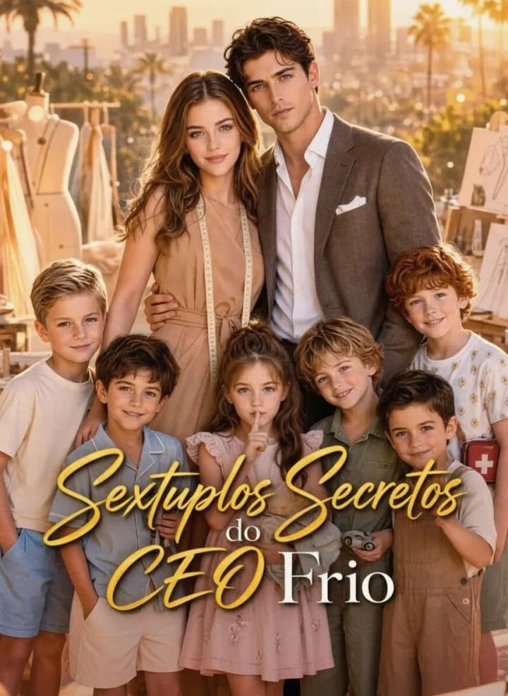 Capa de Sêxtuplos Secretos do CEO Frio