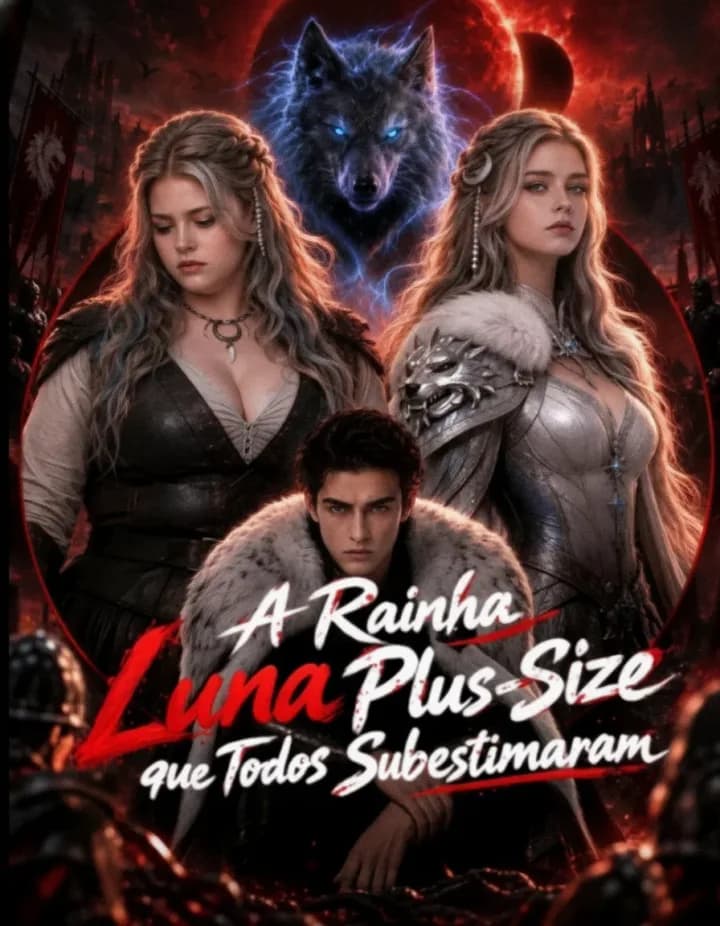 Capa de A Rainha Luna Plus-Size que Todos Subestimaram